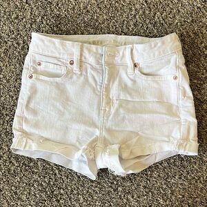 American Eagle Outfitters White Jean Shorts